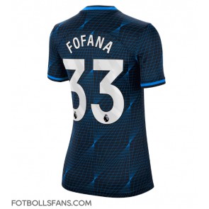 Chelsea Wesley Fofana #33 Replika Bortatröja Damer 2023-24 Kortärmad